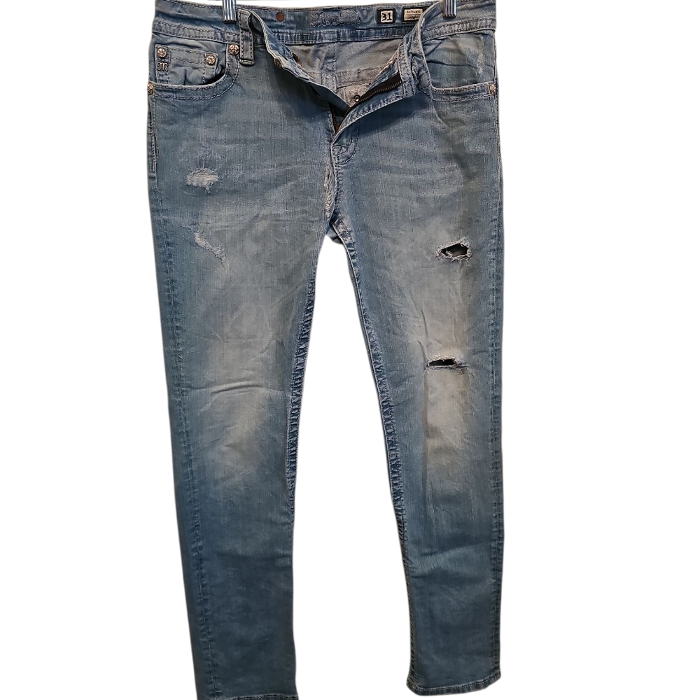 Miss Me Boyfriend Ankle Stetch Jeans in SIZE 31